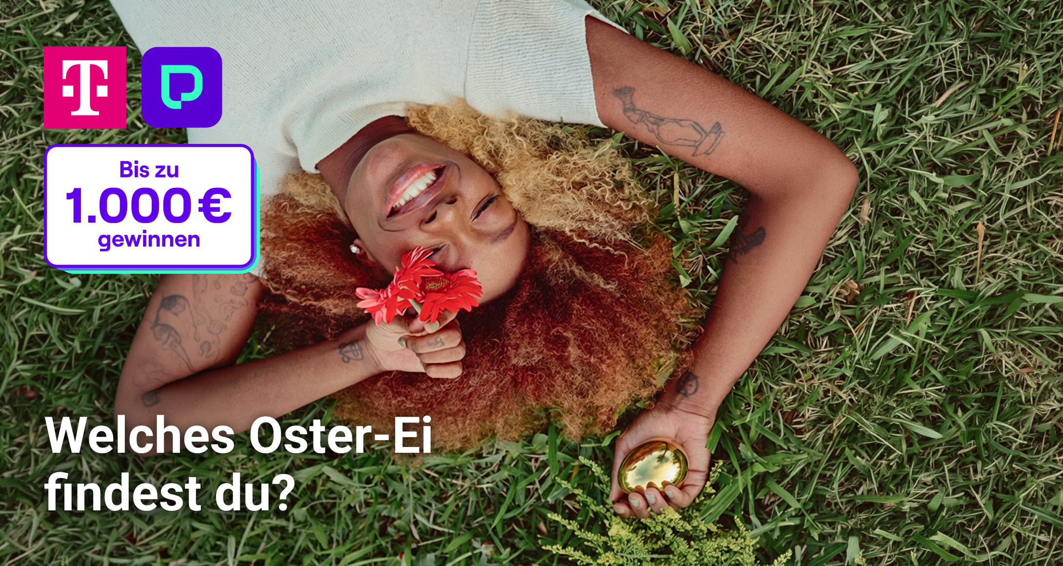 Bis zu 1.000€ gewinnen. Welches Oster-Ei findest du?