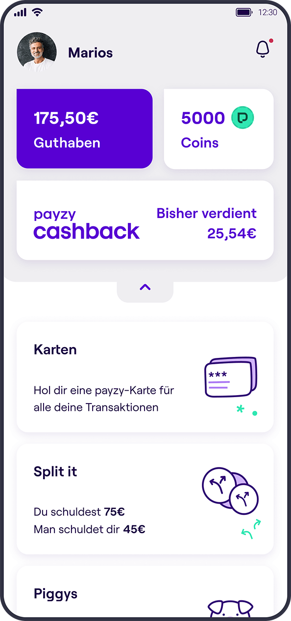 payzy cashback Angebote