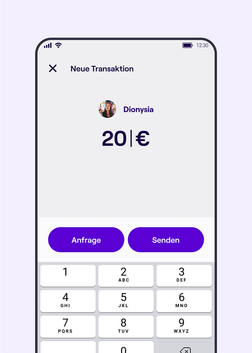Geldüberweisung ohne Gebühren mit payzy chat & pay