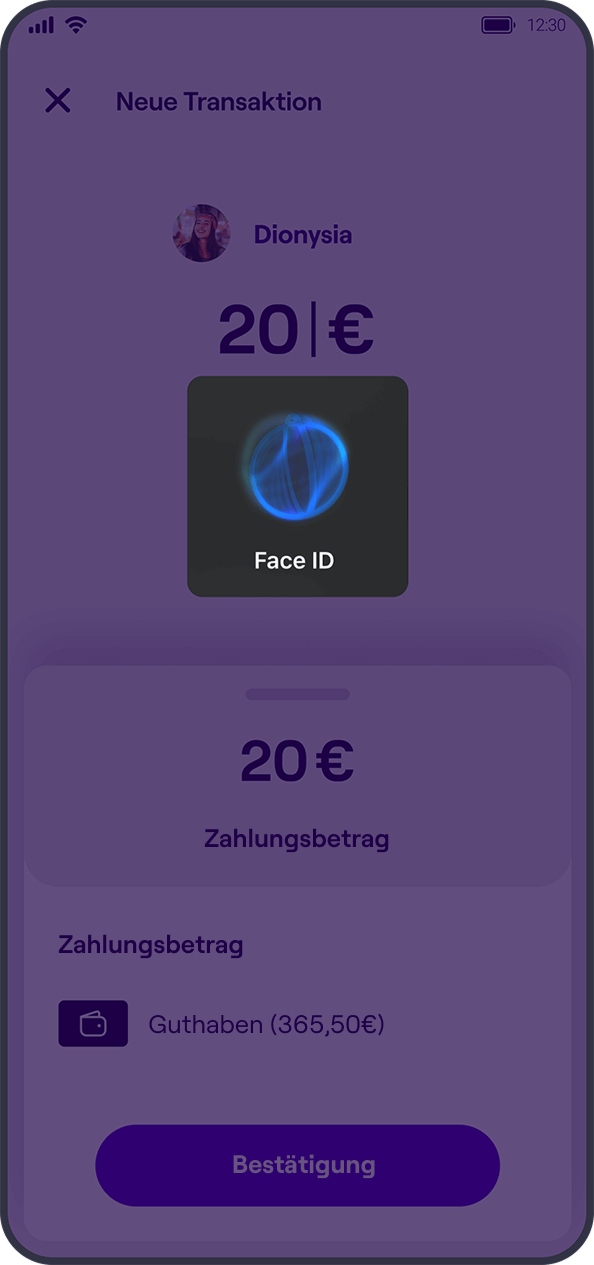 Chat & Pay Payzy - Sichere Transaktion