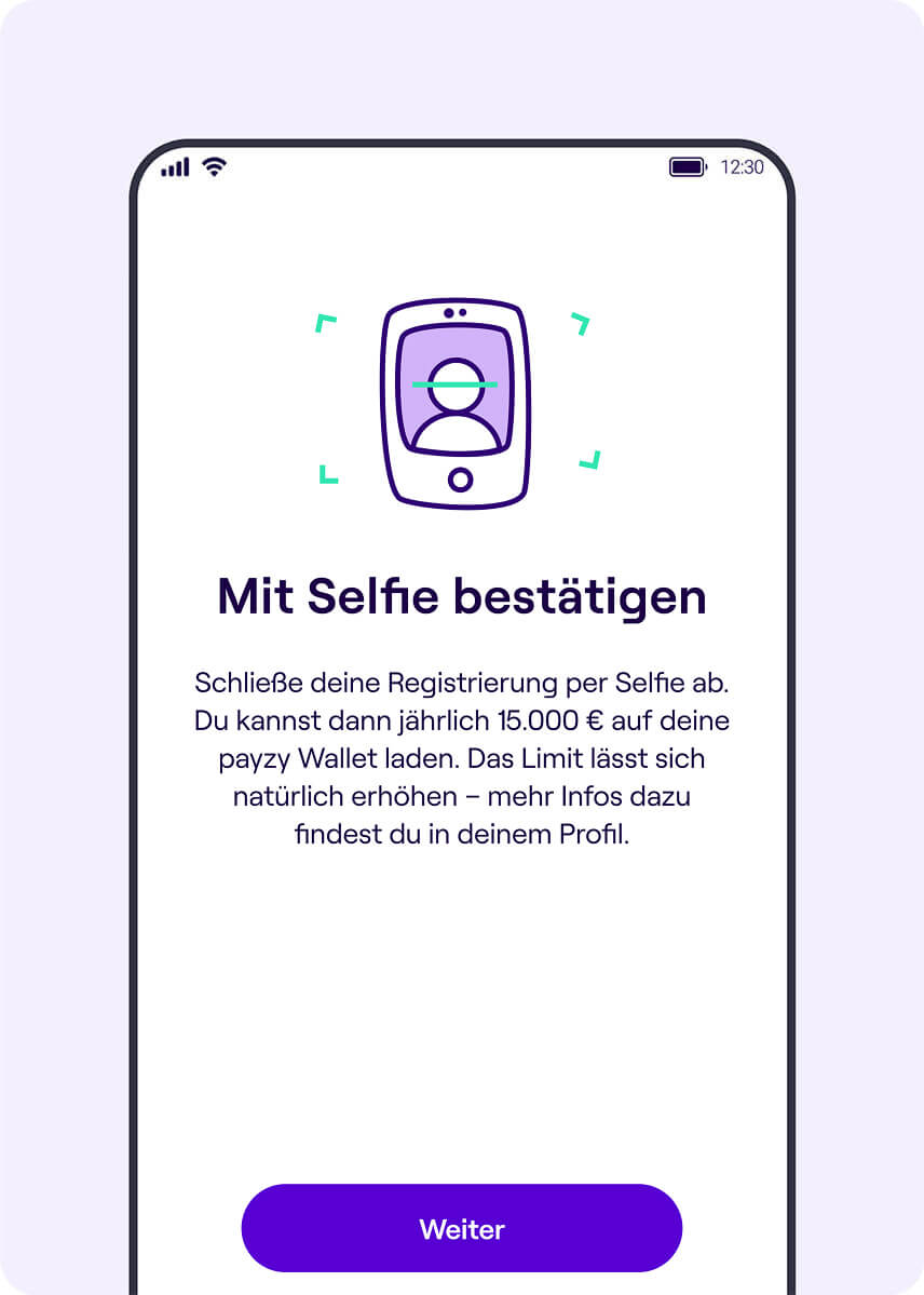payzy Registrierung abschließen