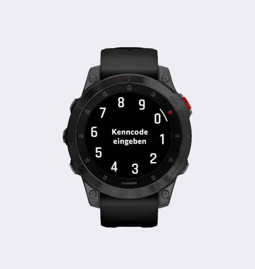 Schritt 3: Eingabe des OTP-Codes zum Abschluss des Kartenhinzufügens in Garmin Pay