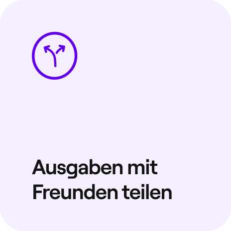 Ausgaben mit Freunden automatisch teilen
