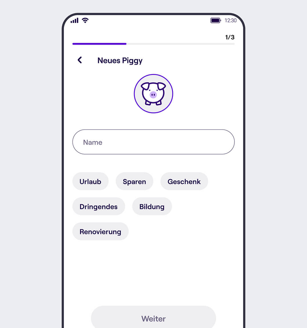 payzy piggys Schritt 1