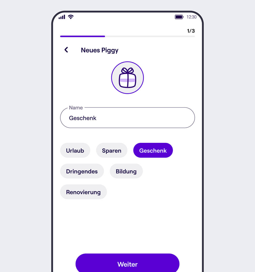 payzy piggys Schritt 2